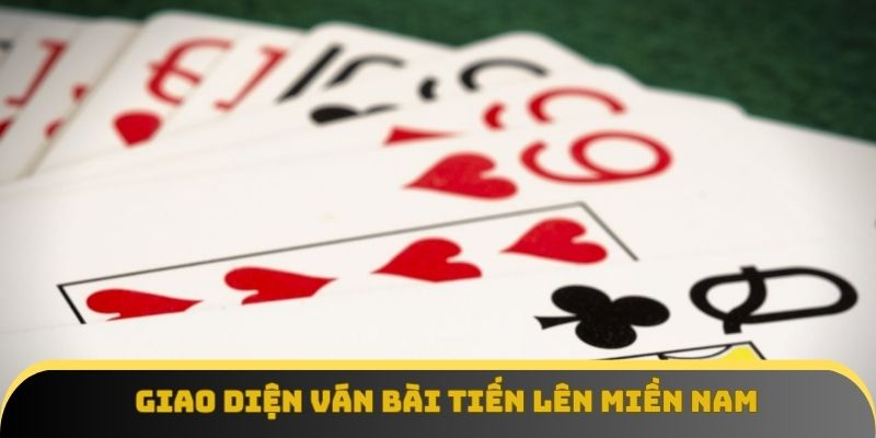 Giao diện ván bài tiến lên miền Nam trực tuyến tại Hello88